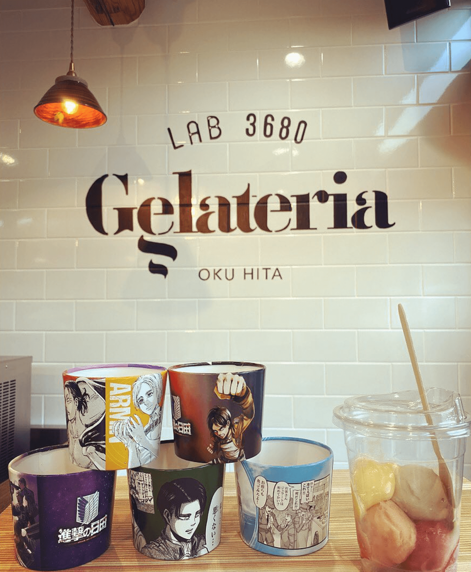 Gelateria LAB3680カウンター